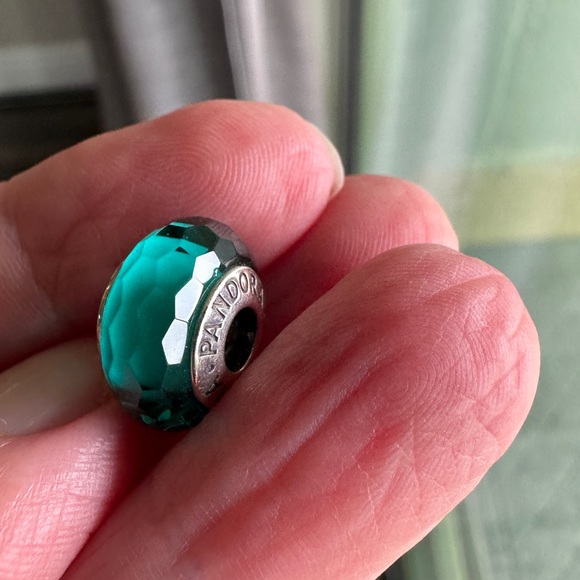Pandora Turquoise murano glass charm set - Picture 4 of 4